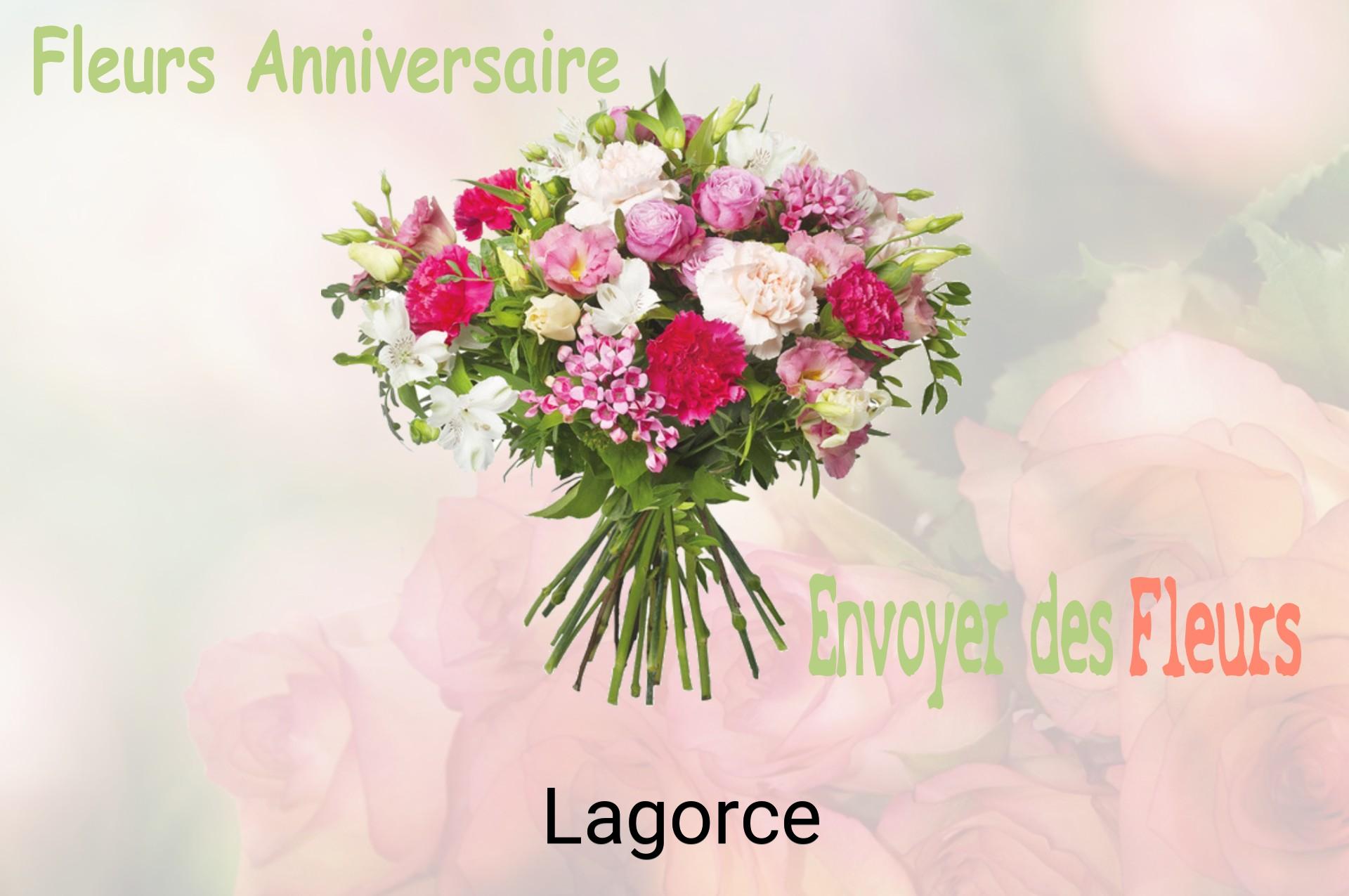 Bouquet de fleurs d’anniversaire livré à Lagorce